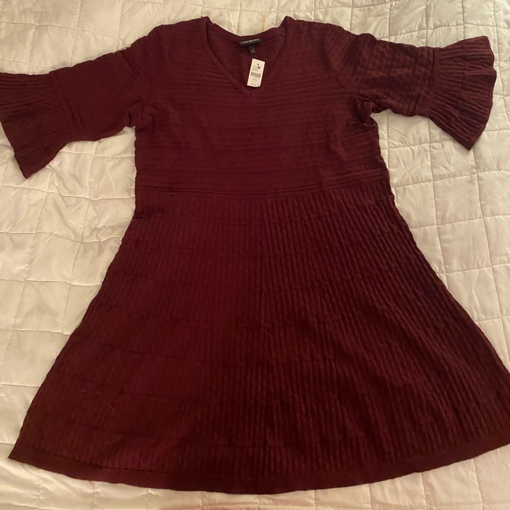 Lane Bryant sweater dress in “winetasting” - Picture 8 of 10